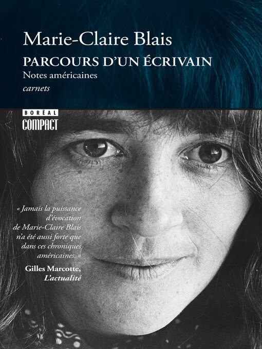 Title details for Parcours d'un écrivain by Marie-Claire Blais - Available